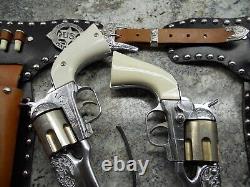 Fantastic. VINTAGE HUBLEY COLT 45 DIECAST CAP GUNs Custom holster