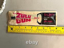 Fleer ZULU BLOW GUN / 1960's / Sealed / CHOKING HAZARD VERY RARE