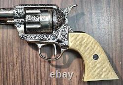 Franklin Mint or Denix Spain Life Size Reblica Colt 1873 Cap Gun Western Cowboys