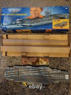 GALOOB Micro Machines Military Sea Launch Command Aircraft Carrier Top Gun toy