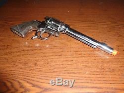 George Schmidt Alan Ladd Shane 10.5 Chrome Plated Diecast Toy Cap Gun D