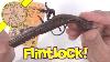 George Washington Flintlock Dueling Pistol Cap Gun 6 Die Cast Toy Gun Collection