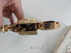 HOPALONG CASSIDY Gold Plated Antique Toy Cap Gun NEW, Never fired-Original Box