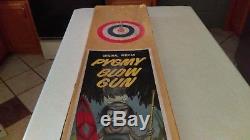 HTF Vtg 1950's Original African Pygmy Blow Gun Target Set Boxed 1st I Have Seen
