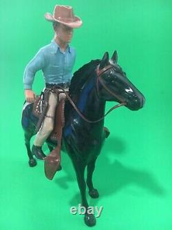 Hartland JOSH RANDALL 7 Figure with HORSE, Hat, Gun, Saddle WANTED DEAD Or ALIVE