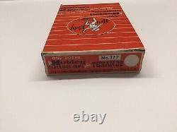 (Holiday Special) Box Hubley 38 Cap Gun NOS Brass Bullets In Toy Plastic Clip