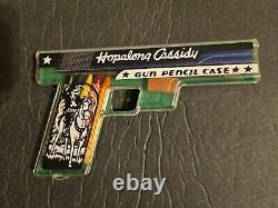 Hopalong Cassidy Gun Pencil Case-Rare