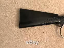 Hubley 1950s Toy Rifle Chuck Conners Rifleman Flip Cap Gun Really Nice