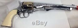 Hubley Colt 45 Cap Gun Never Fired With 6 Shells (I187)