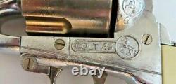 Hubley Colt 45 cap gun nice finish good working order