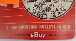 Hubley Dagger (toy Cap Gun) Derringer No. 253 On Card Old Store Stock Unused