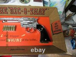Hubley Ric O Shay 1959 Cap Pistol Gun Diecast Boxed Nm Never Used Sealed Bullets