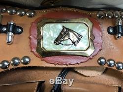 Hubley Texan Cap Gun Pair unfired & Keyston Bros unused Leather Double Holster
