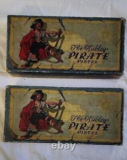 Hubley Toy Flintlock Double Barrel. 1950s Toy Pirate Pistol No. 265