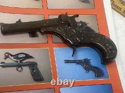 IVES Unmarked Fine Cap Gun Pistol 1800s Antique Caps Capgun Cast Iron
