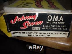 Johnny Seven O. M. A Gun Boxed Complete All Original