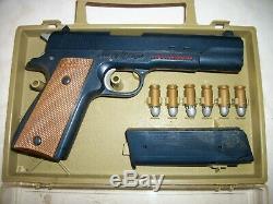 Johnny Eagle Lieutenant Toy Plastic Gun. 45 Cal Works