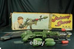 Johnny Seven 7 Oma Toy Riffle Gun Topper Toys 1960s In Original Box