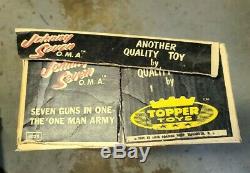 Johnny Seven Oma 7 Guns In One By Topper Toys 1964 In Original Box Near Complete