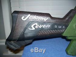 Johnny Seven One Man Army OMA Toy Guns Plastic Bullets Bombs Topper