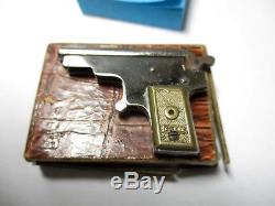 KOLIBRI #1 MINIATURE PINFIRE GUN WATCH FOB CAP GUN with ORIGINAL BOX RARE