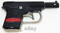 Kilgore 1937 Police Automatic Repeater Bakelite Nickel Plated Parts Cap Gun VGC