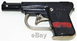 Kilgore 1937 Police Automatic Repeater Bakelite Nickel Plated Parts Cap Gun VGC