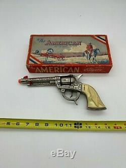Kilgore American Cast Iron Cap Gun In Original Box with Caps