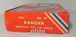 Kilgore Ranger 1950's Die Cast Cap Gun In Original Box