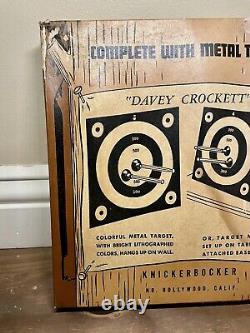 Knickerbocker Davy Crockett Dart Gun Target Set No 699 NOS Never Played With