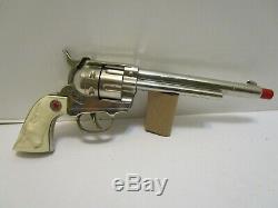 LARGE HUBLEY COWBOY CAP GUN WithREVOLVING CYLINDER