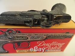 LONE STAR Vintage MATCHLOCK DUELLING PISTOL Cap Gun USA Made Mint in Box