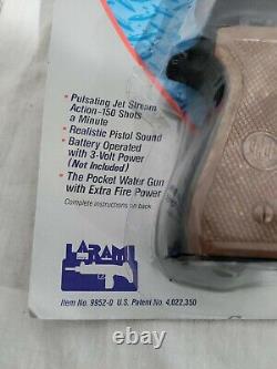 Larami #9952 Beretta 9mm Automatic Water Laser Gun Pistol Safety Tip 1987 Rare