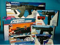 Larami Ljn Tyco Motorized & Pressure Toy Water Guns Shoot Up To 30 Feet Vintage
