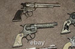 Large Collection of Vintage Cap Guns, Full Size and Miniature