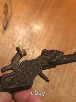 Lion Antique Cap Gun By Stevens 1887 Original Patina Working Order