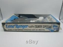 Lone Ranger Mattel 1965 Vintage Smoking Silver Special Holster Set Gun Unused