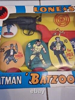 Lone Star Vintage 1960's Issue Batman Batzooka Pop Gun complete