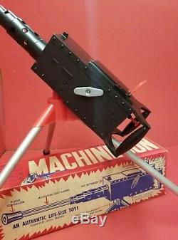 MARK II 50 CALIBER CAP GUN Automatic Cap Firing Machine Gun in Orig. Box OFFER