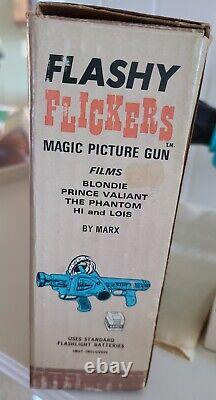 MARX Flashy Flickers Magic Picture Gun Original Box Complete Works Great