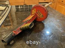 MARX G MAN GUN 1930s TIN LITHOGRAPHED IN WORKING CONDITION RARE
