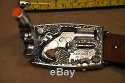 MATTEL Remington Derringer 1867 Belt Clip Cap Gun Pistol Excellent Cond With Box