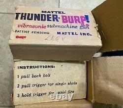 MATTEL THUNDERBURP Sub Machine Gun, in Original Box