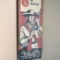 MATTEL Winchester Saddle Gun with Bandolier Set, with box, 1960