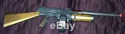 Marx A Tommy Gun 26 Long 2 Sound Settings C. 1960's Working