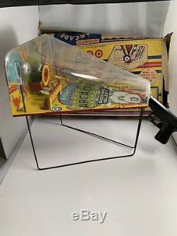 Marx Automatic Arcade Shooting Gallery Tin Toy Gun 1950's With Box / BBS