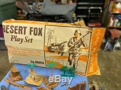 Marx Desert Fox Playset, great add to your Marx battleground, Guns of Navarone