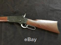 Marx Man Ricochet Cap Gun Rifle, Clicker Pistol, Holster, Knife, And Bullets