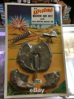 Marx P-1300 Real Exploding Machine Gun Nest With Shooting Machine Gun Mint In Pa