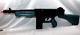 Marx Plastic Machine Gun 19.5 Rifle With Working Sound Blue / Black